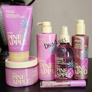 PINK Pink PINEAPPLE 6PC COLLECTION SET BUNDLE